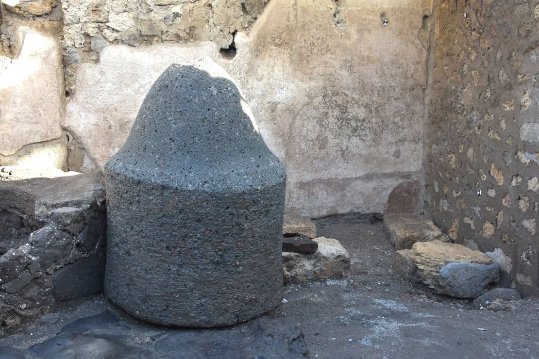 A view shows the interior of a "bakery-prison" where slaves and donkeys were locked up to grind the grain needed to make bread, in the ancient archeological site of Pompeii, Italy, in this handout photo obtained by Reuters on December 8.