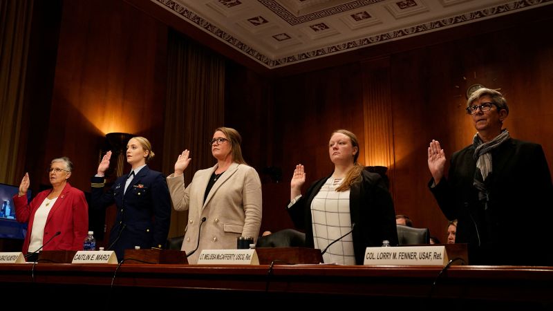 US Coast Guard Academy: Women testify to Congress about sexual harassment and assault