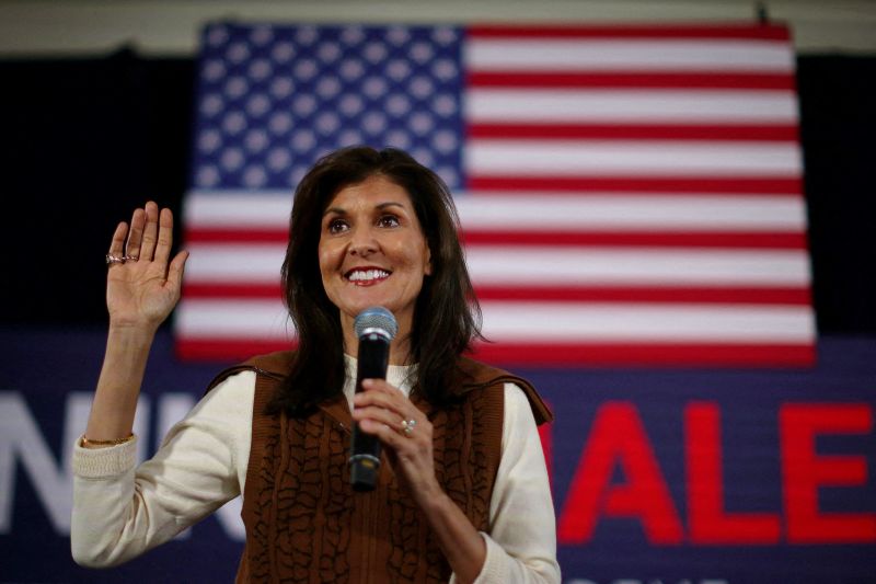 Haley Campaign Announces 24 Million Haul In 4th Quarter CNN Politics   2023 12 28t152558z 485767877 Rc23x4abcnli Rtrmadp 3 Usa Election Haley Slavery.JPG