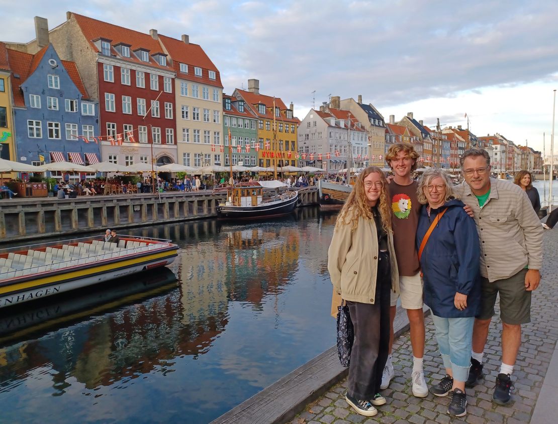 Anita and Larry always encouraged their kids to embrace their Danish heritage. Here's the family in Copenhagen in 2023.