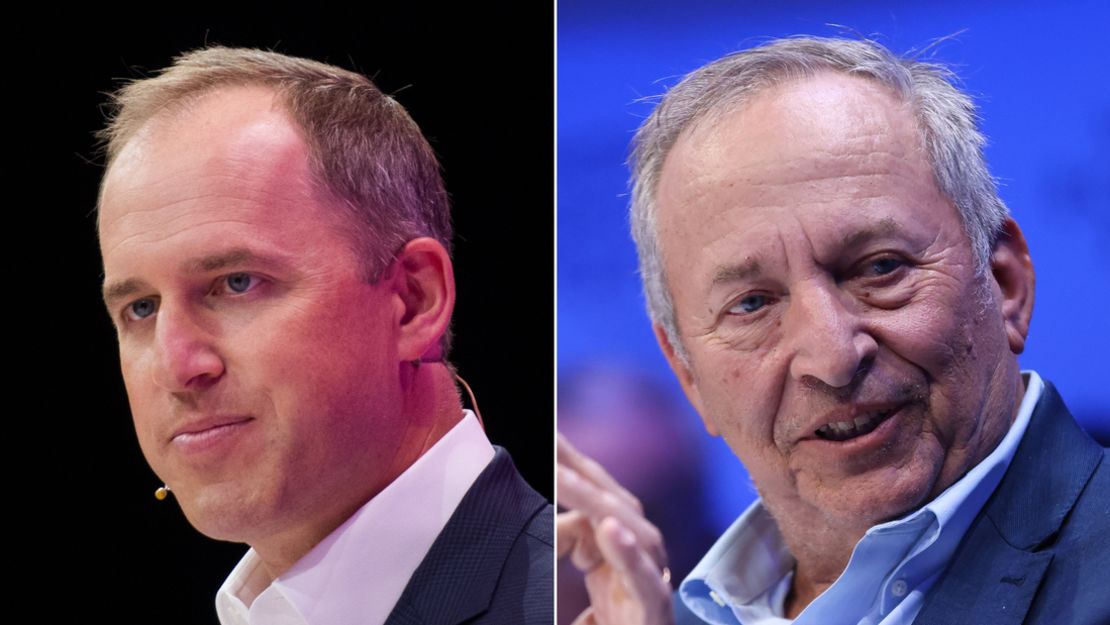 Left: Bret Taylor; right: Larry Summers.