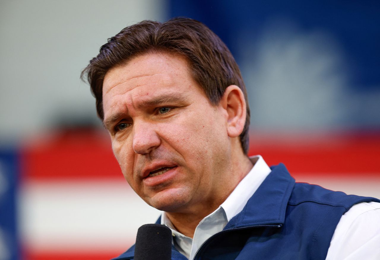 Florida Gov. Ron DeSantis speaks in Myrtle Beach, South Carolina, in January.