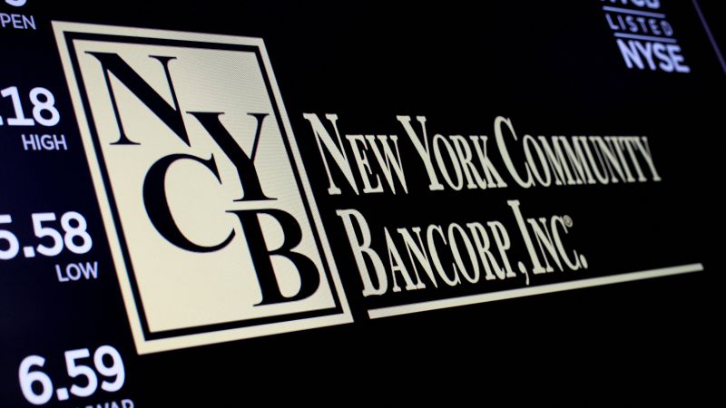 New York Community Bancorp's credit rating was downgraded to junk due to real estate concerns