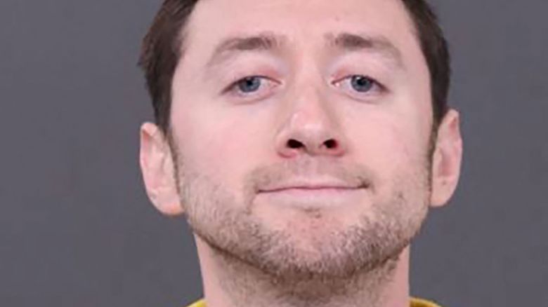 Justin Mohn, a suspect in his father's murder and decapitation, poses in a booking photograph at Bucks County Correctional Facility in Doylestown, Pennsylvania, U.S. January 31, 2024.  Bucks County District Attorney's Office/Handout via REUTERS.  
THIS IMAGE HAS BEEN SUPPLIED BY A THIRD PARTY