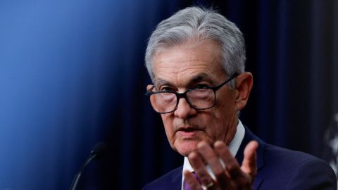 Federal Reserve Chair Jerome Powell holds a press conference following the release of the Fed's interest rate policy decision at the Federal Reserve in Washington, U.S., January 31, 2024.