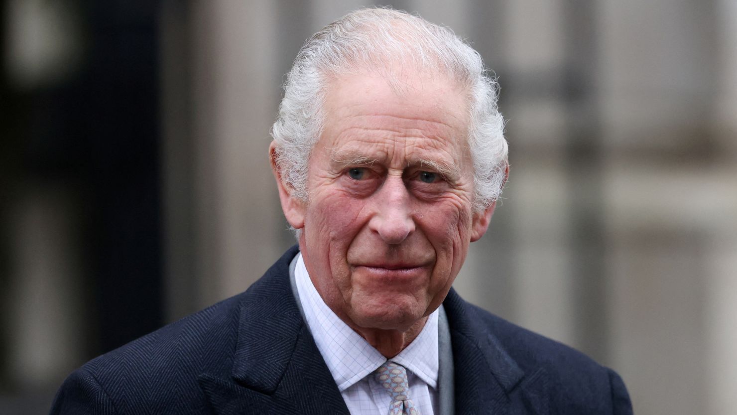 King Charles leaves the London Clinic after receiving treatment for an enlarged prostate on January 29, 2024.