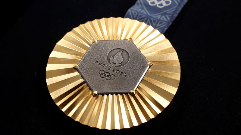 Medalhas das Olimpíadas de Paris 2024 contarão com barra da Torre Eiffel