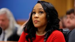 Fulton County District Attorney Fani Willis attends a hearing on the Georgia election interference case, March 1, in Atlanta.