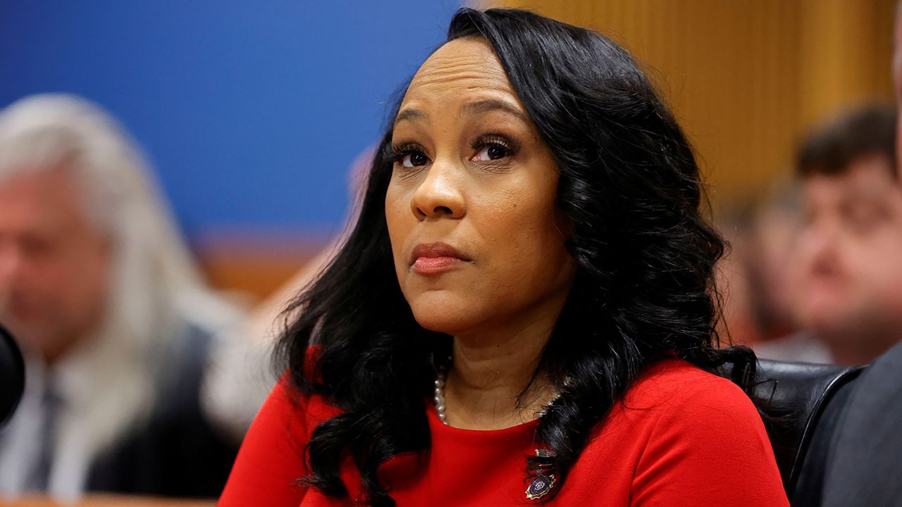 Fulton County District Attorney Fani Willis attends a hearing on the Georgia election interference case, March 1, in Atlanta.