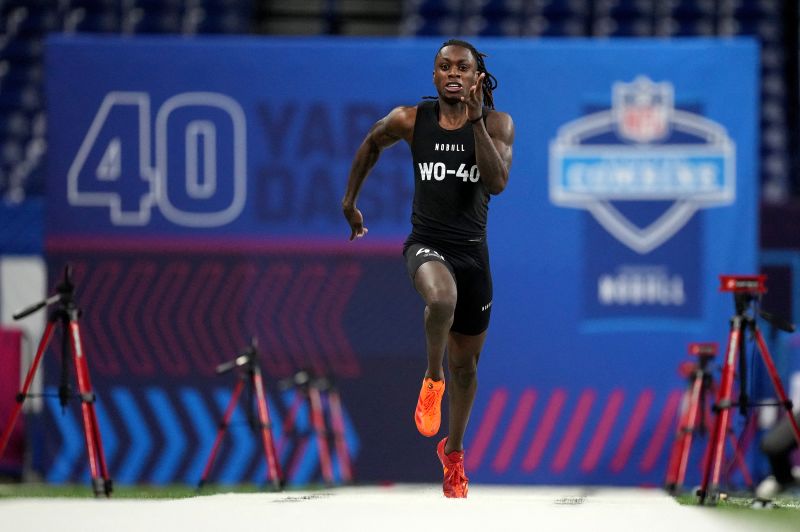 NFL Combine: Texas Wide Receiver Xavier Worthy Breaks Record For ...