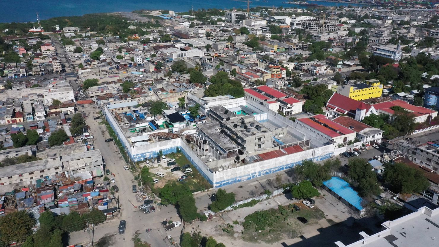 A drone view of Haiti's National Penitentiary in Port-au-Prince, Haiti March 3, 2024