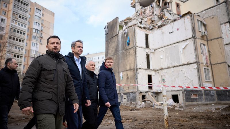 Explosions in Odesa During Visit by Ukrainian and Greek Leaders