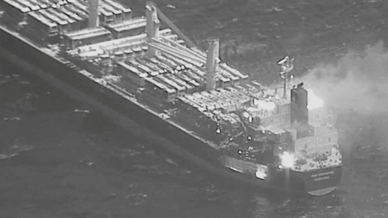 Първата смъртоносна атака срещу търговски кораб в Червено море откакто