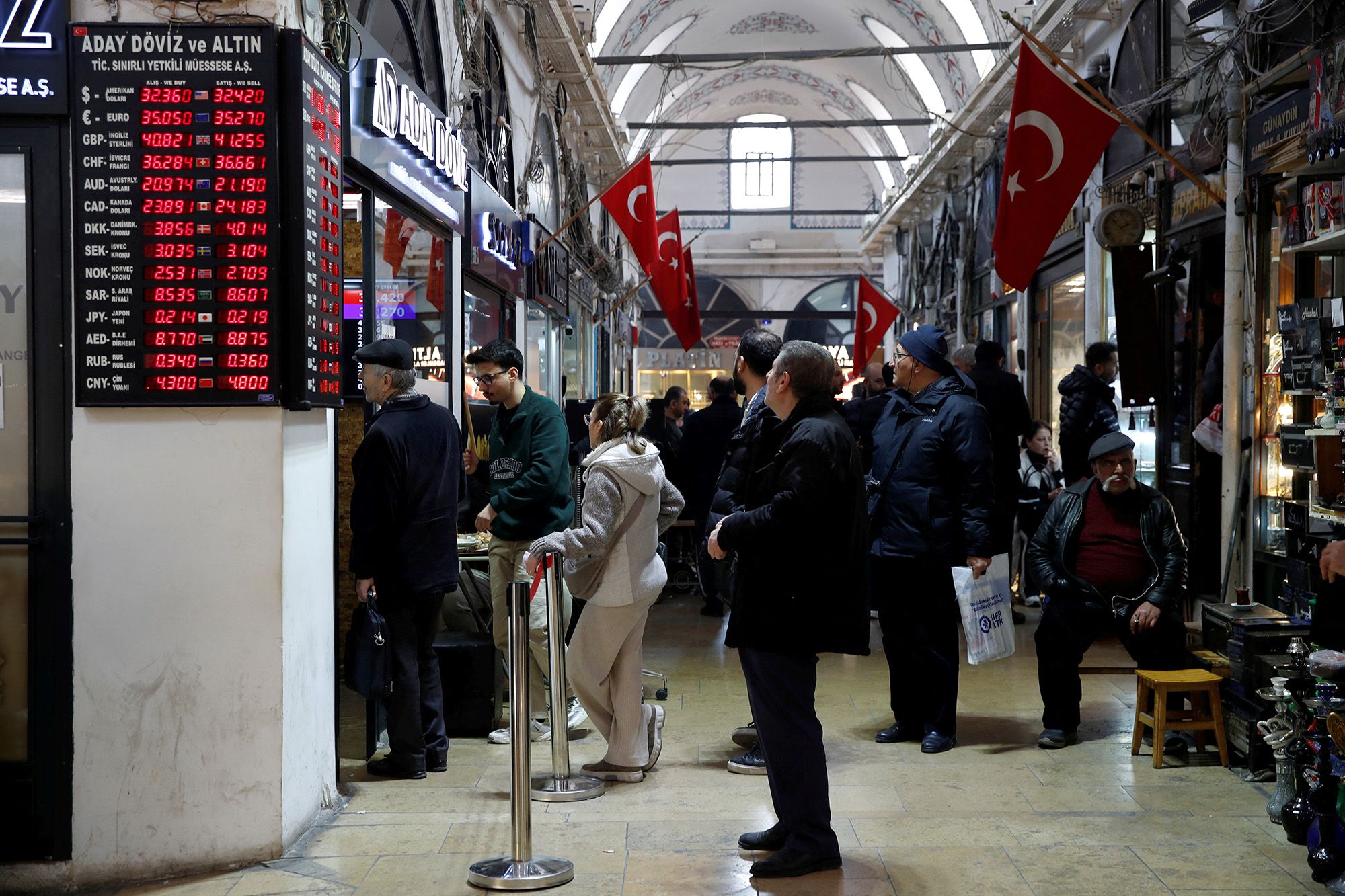 Turks pile into the dollar, gold and stocks as 67% inflation