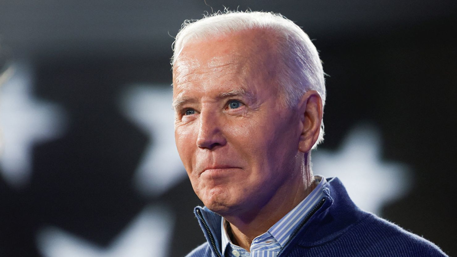 President Joe Biden attends a campaign event at Strath Haven Middle School in Wallingford, Pennsylvania, March 8, 2024.