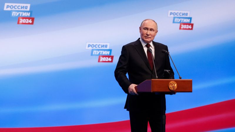 Vladimir Putin is set to win the Russian presidential election in 2024