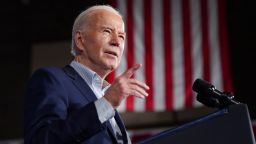 President Joe Biden delivers remarks on lowering costs for American families, in Las Vegas, Nevada, on March 19.