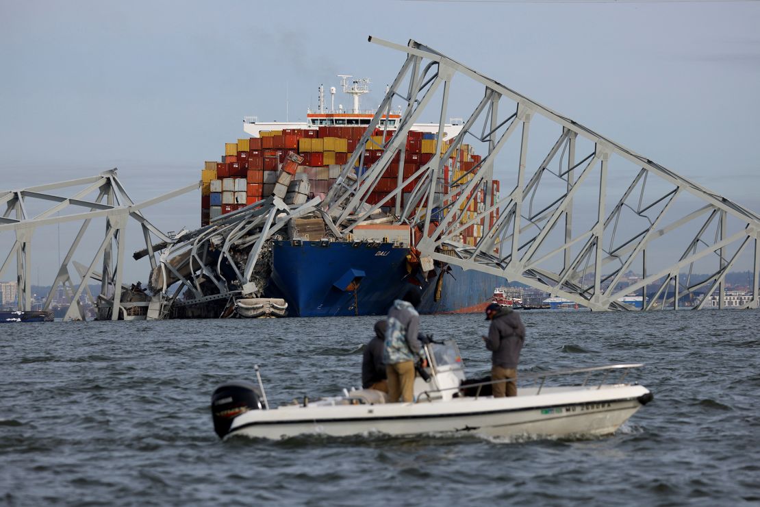 A cargo ship crashed into the Francis Scott Key Bridge in Baltimore, causing it to collapse.
