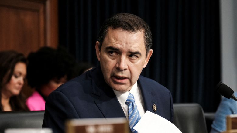 Rep. Henry Cuellar, during a Homeland Security Subcommittee hearing on the DHS budget request on Capitol Hill, on April 10, 2024.