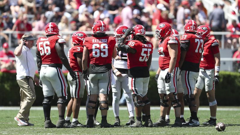 Georgia tops AP college football preseason poll for second year in a row