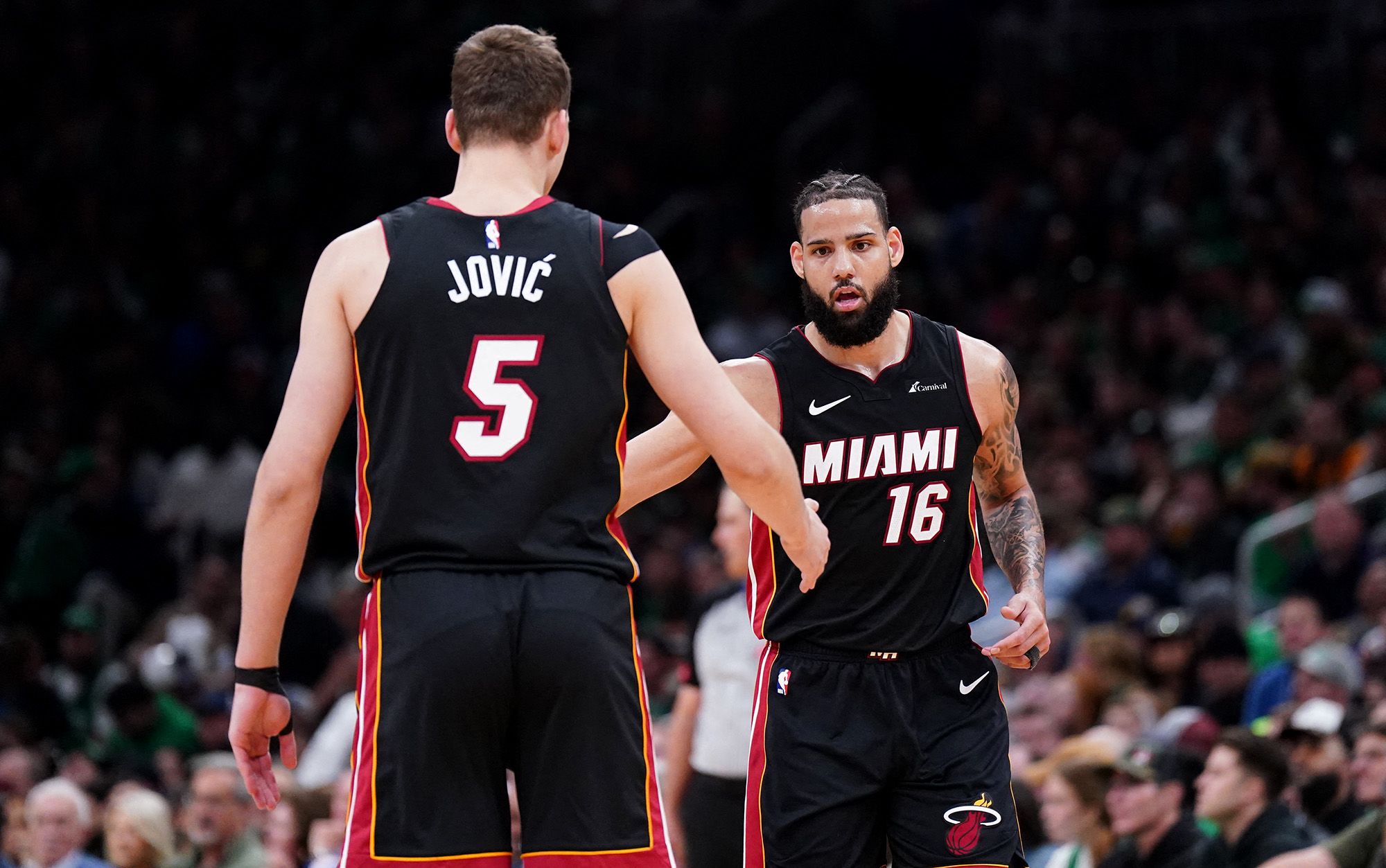 Miami Heat shock Boston Celtics to level first-round playoff series | CNN