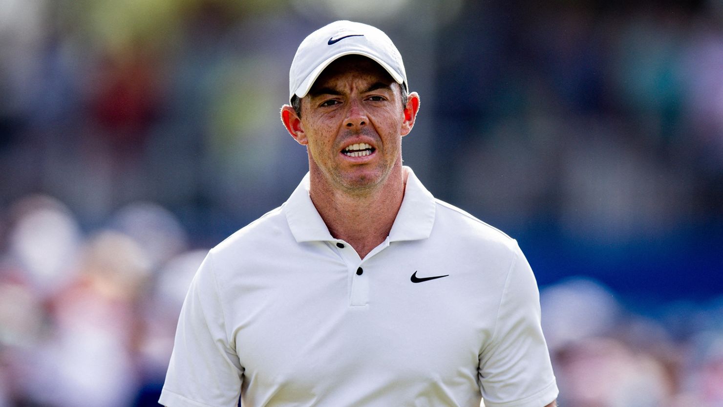 Rory McIlroy during the final round of the 2024 Zurich Classic of New Orleans at TPC Lousiana in New Orleans in April.