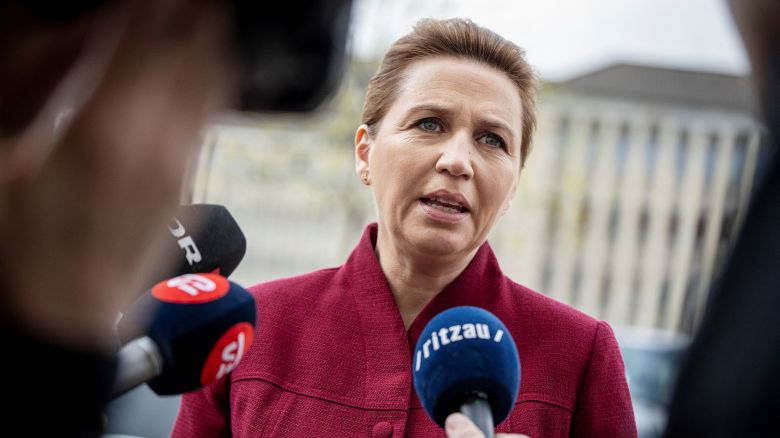 Denmark's Prime Minister Metter Frederiksen, pictured in Copenhagen in 2024, has won praise abroad for leading a center-left government with stringent rules on asylum.