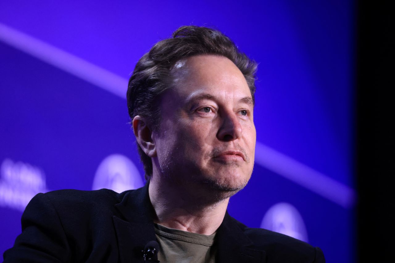 Elon Musk is seen in Beverly Hills, California, on May 6, 2024.