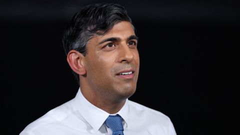 British Prime Minister Rishi Sunak attends a Conservative party rally, after he called for a general election, in London, Britain, May 22, 2024. REUTERS/Isabel Infantes