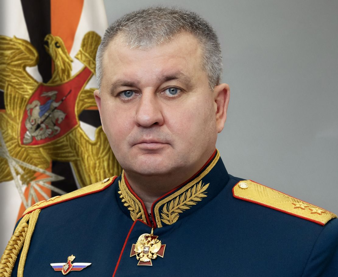 Lieutenant General Vadim Shamarin, deputy head of the army's general staff, is seen in this image on October 6, 2023. Russian Defence Ministry.