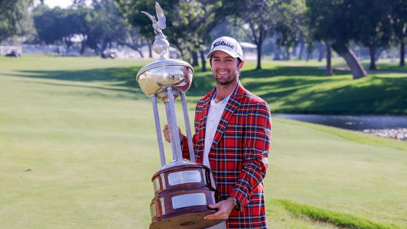 A week after his sister had a seizure and brain surgery, Davis Riley wins first individual PGA Tour event | CNN