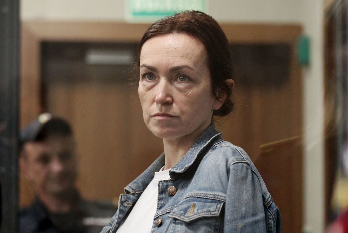 Russian-American journalist for Radio Free Europe/Radio Liberty Alsu Kurmasheva attends a court hearing in Kazan, Russia May 31, 2024.