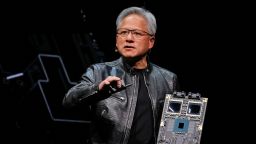 Nvidia CEO Jensen Huang present NVIDIA Blackwell platform at an event ahead of the COMPUTEX forum, in Taipei, Taiwan June 2, 2024.
