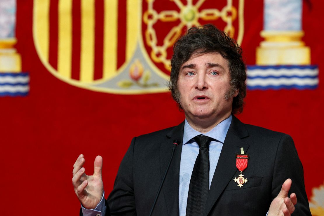 Argentina's president Javier Milei sacked the country's undersecretary of sport.