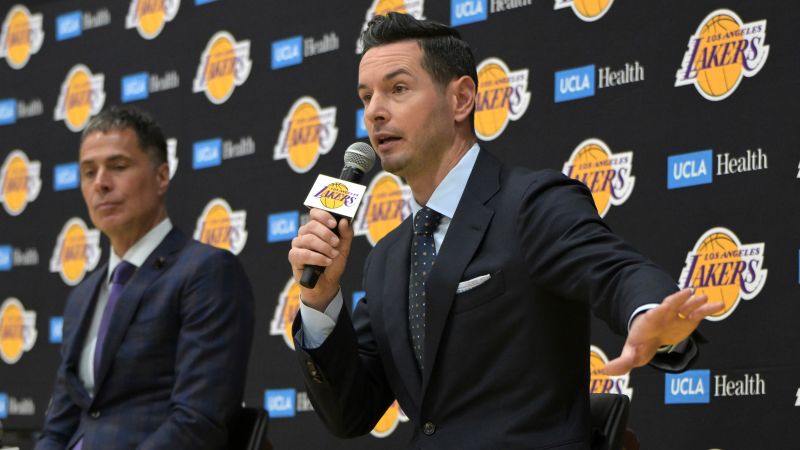 JJ Redick, who has no prior coaching experience, introduced as new Lakers coach, says his time as player, analyst and podcaster has him prepared | CNN