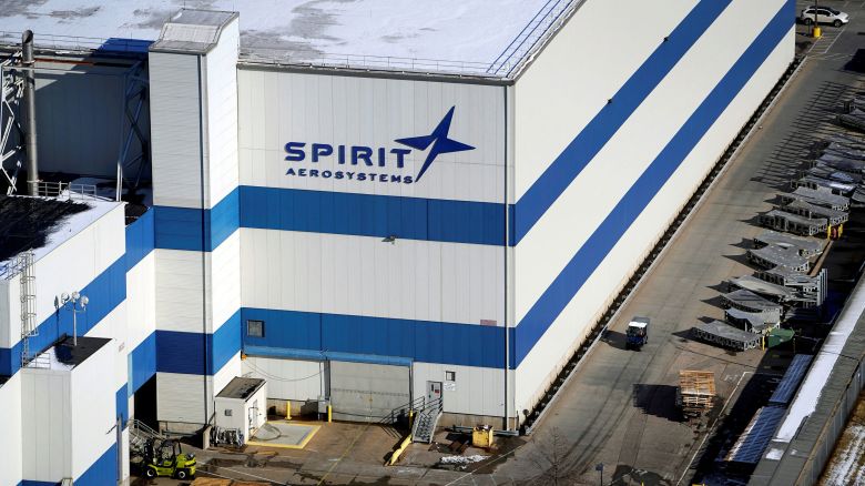 The headquarters of Spirit AeroSystems Holdings Inc, is seen in Wichita, Kansas, on December 17, 2019.