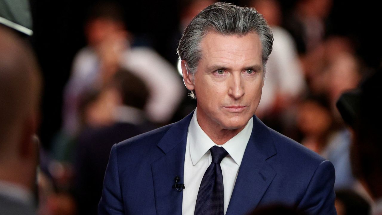 California Gov. Gavin Newsom in Atlanta in June 2024.