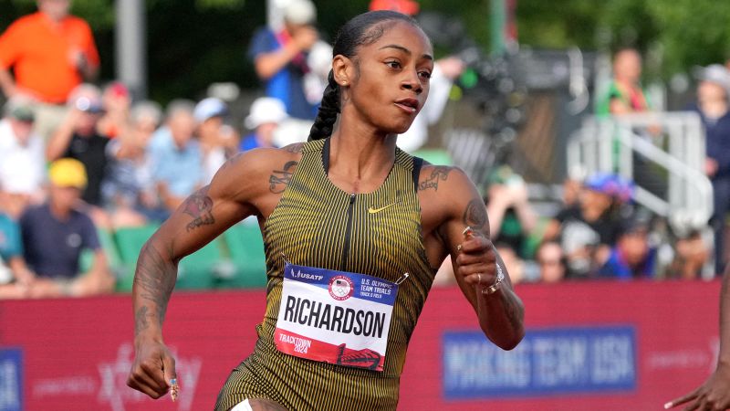 Sha’Carri Richardson makes statement with blistering 200m at US Olympic trials | CNN