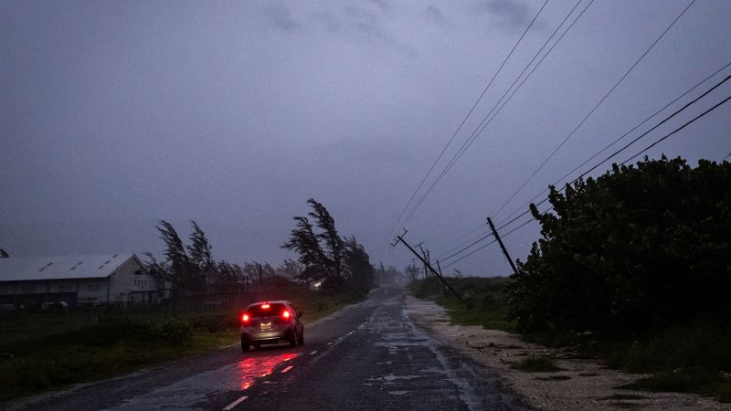 Are living updates: Typhoon Beryl makes landfall in Mexico