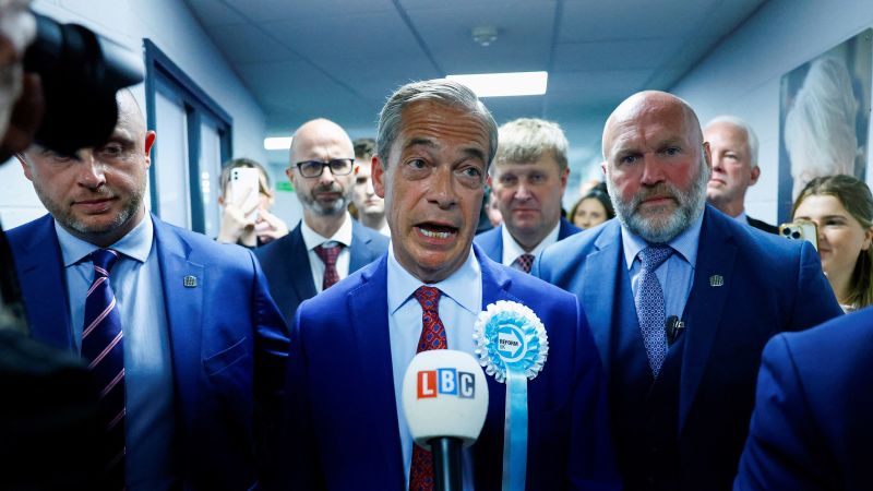 Farage Wins Clacton Seat Amid Reform UK Gains