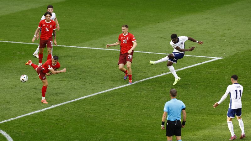 England reaches second successive Euros semifinals after penalty shootout win over Switzerland