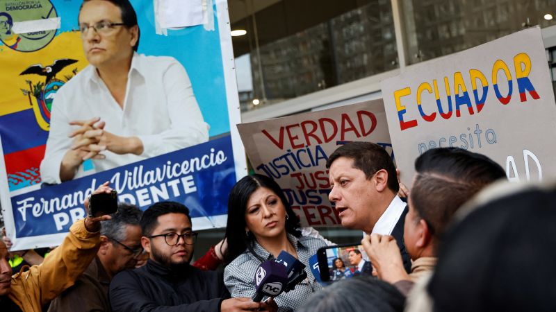 Five jailed for up to 34 years for murdering Ecuador’s presidential candidate