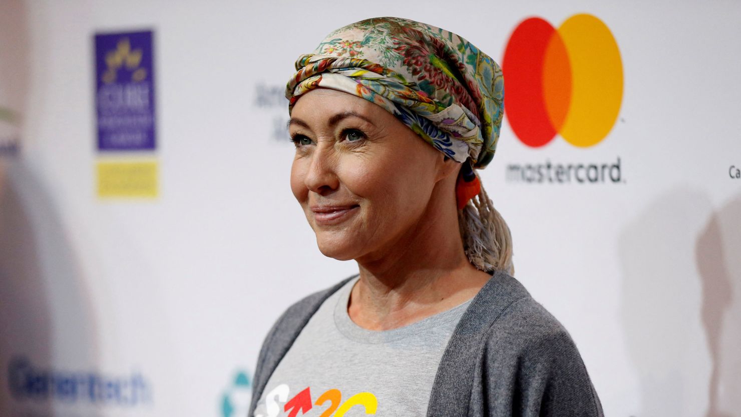 Shannen Doherty arrives for a Stand Up To Cancer (SU2C) fundraising event in Los Angeles in 2016.