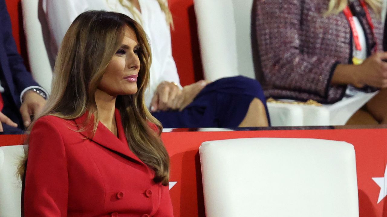 Melania Trump attends the Republican National Convention in Milwaukee on July 18.