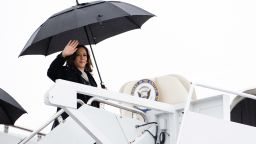 U.S. Vice President Kamala Harris walks to board Air Force Two at Joint Base Andrews in Maryland, U.S. July 22, 2024.
Erin Schaff/Pool via REUTERS