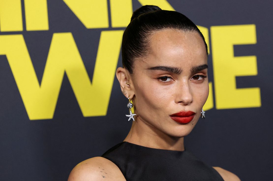 Director Zoe Kravitz gives big brow energy at the premiere of "Blink Twice" earlier this month. Experts advise cultivating a shape that works for your face rather than following cyclical fashion trends.