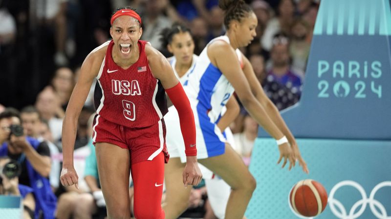 Team USA holds off France for the women’s basketball gold in a game that was decided by inches | CNN