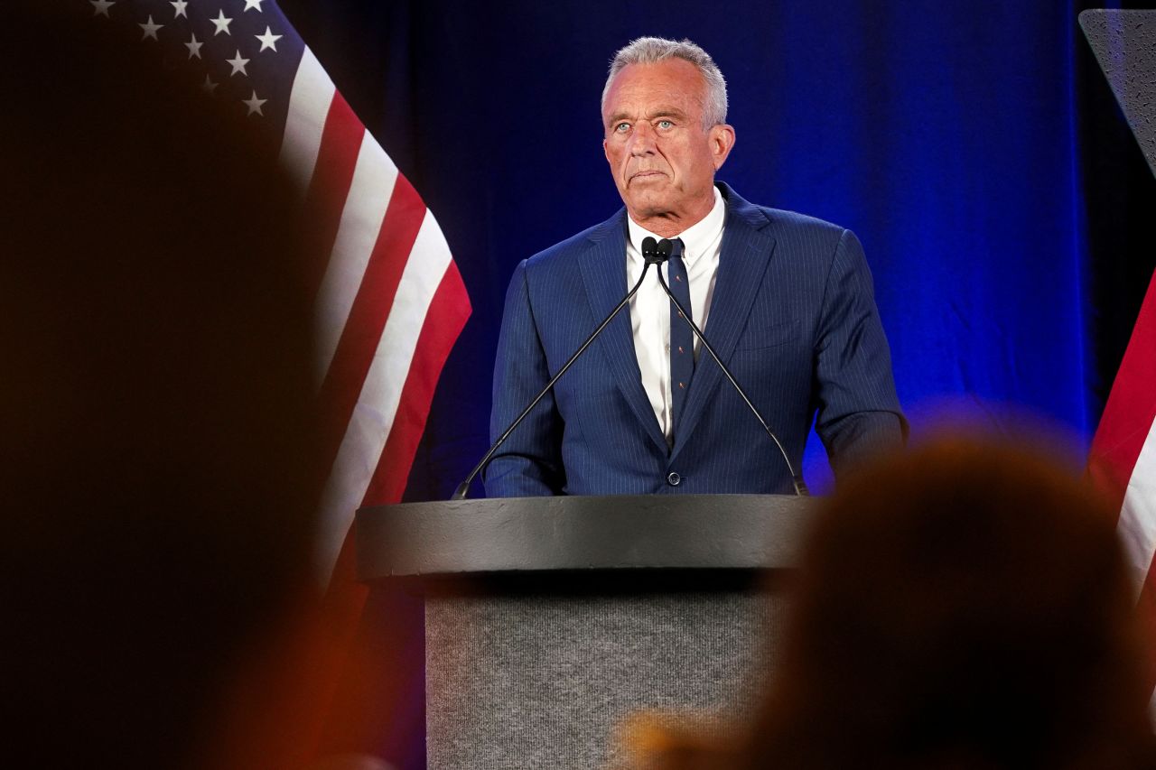 Robert F. Kennedy Jr. speaks in Phoenix, Arizona, on August 23.