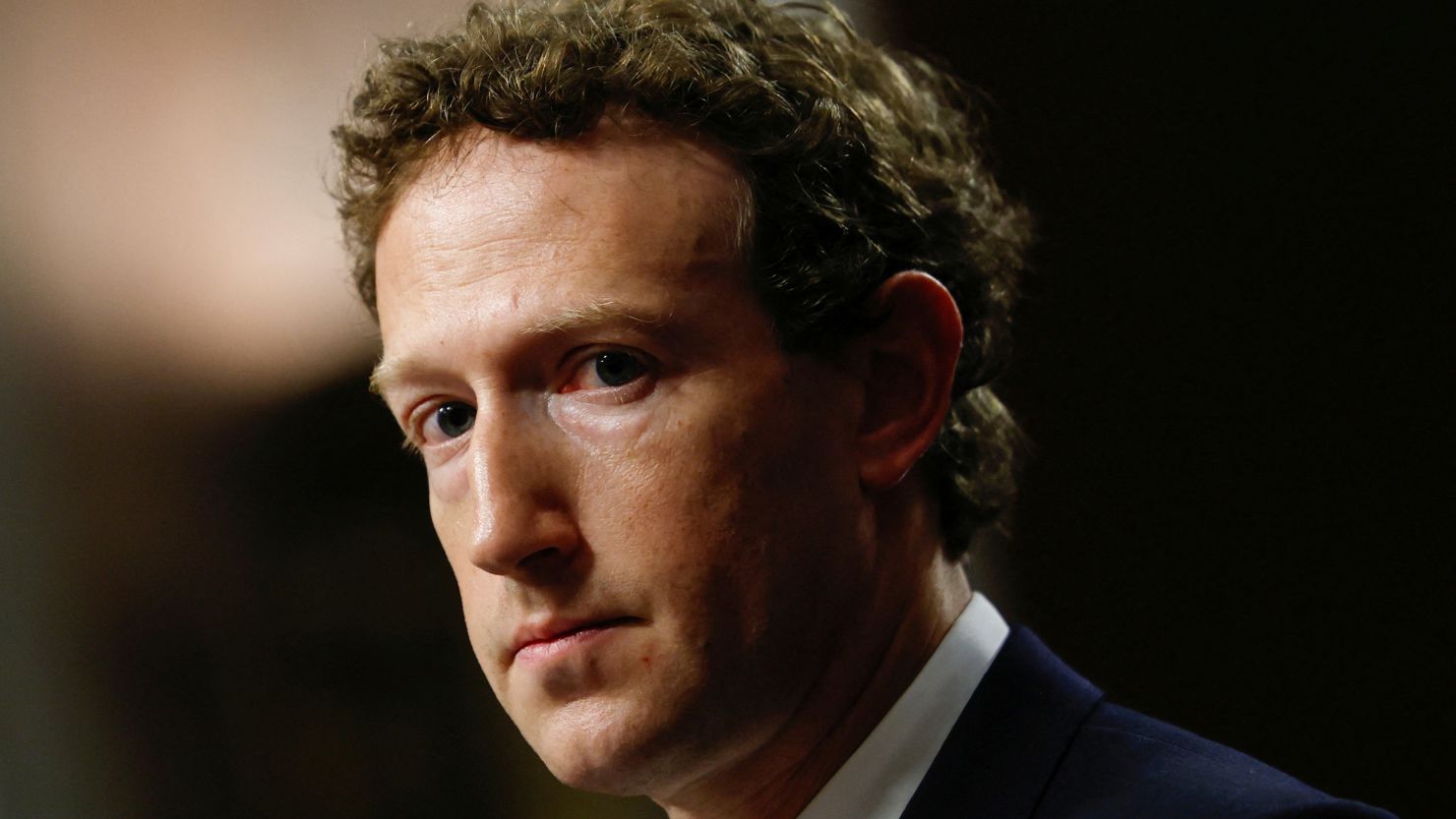 Meta's CEO Mark Zuckerberg attends the Senate Judiciary Committee hearing on online child sexual exploitation at the US Capitol in Washington, DC, January 31, 2024.