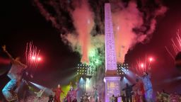 Paris 2024 Paralympics - Opening Ceremony - Paris, France - August 28, 2024 Fireworks explode during the opening ceremony Thibault Camus/Pool via REUTERS